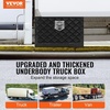 image:imageVEVOR Underbody Truck Box 301416 Pickup Storage Box Heavy Duty Aluminum Diamond Plate Tool Box with Lock and Keys Waterproof Trailer Storage Box with THandle Latch for Truck Van TrailerBlack