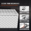 image:imageVEVOR Underbody Truck Box 301416 Pickup Storage Box Heavy Duty Aluminum Diamond Plate Tool Box with Lock and Keys Waterproof Trailer Storage Box with THandle Latch for Truck Van TrailerSilver