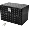 image:imageVEVOR Underbody Truck Box 301416 Pickup Storage Box Heavy Duty Aluminum Diamond Plate Tool Box with Lock and Keys Waterproof Trailer Storage Box with THandle Latch for Truck Van TrailerBlack