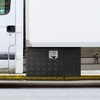 image:imageVEVOR Underbody Truck Box 301416 Pickup Storage Box Heavy Duty Aluminum Diamond Plate Tool Box with Lock and Keys Waterproof Trailer Storage Box with THandle Latch for Truck Van TrailerBlack