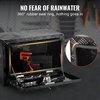 image:imageVEVOR Underbody Truck Box 301416 Pickup Storage Box Heavy Duty Aluminum Diamond Plate Tool Box with Lock and Keys Waterproof Trailer Storage Box with THandle Latch for Truck Van TrailerBlack