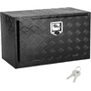 image:imageVEVOR Underbody Truck Box 301416 Pickup Storage Box Heavy Duty Aluminum Diamond Plate Tool Box with Lock and Keys Waterproof Trailer Storage Box with THandle Latch for Truck Van TrailerBlack
