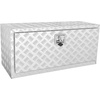 image:imageVEVOR Underbody Truck Box 301416 Pickup Storage Box Heavy Duty Aluminum Diamond Plate Tool Box with Lock and Keys Waterproof Trailer Storage Box with THandle Latch for Truck Van TrailerSilver