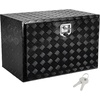 image:imageVEVOR Underbody Truck Box 301416 Pickup Storage Box Heavy Duty Aluminum Diamond Plate Tool Box with Lock and Keys Waterproof Trailer Storage Box with THandle Latch for Truck Van TrailerBlack