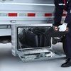 image:imageVEVOR Underbody Truck Box 301416 Pickup Storage Box Heavy Duty Aluminum Diamond Plate Tool Box with Lock and Keys Waterproof Trailer Storage Box with THandle Latch for Truck Van TrailerSilver