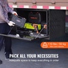 image:imageVEVOR Underbody Truck Box 301416 Pickup Storage Box Heavy Duty Aluminum Diamond Plate Tool Box with Lock and Keys Waterproof Trailer Storage Box with THandle Latch for Truck Van TrailerBlack