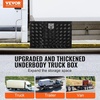 image:imageVEVOR Underbody Truck Box 301416 Pickup Storage Box Heavy Duty Aluminum Diamond Plate Tool Box with Lock and Keys Waterproof Trailer Storage Box with THandle Latch for Truck Van TrailerBlack