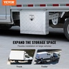image:imageVEVOR Underbody Truck Box 301416 Pickup Storage Box Heavy Duty Aluminum Diamond Plate Tool Box with Lock and Keys Waterproof Trailer Storage Box with THandle Latch for Truck Van TrailerSilver