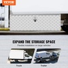 image:imageVEVOR Underbody Truck Box 301416 Pickup Storage Box Heavy Duty Aluminum Diamond Plate Tool Box with Lock and Keys Waterproof Trailer Storage Box with THandle Latch for Truck Van TrailerSilver