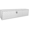 image:imageVEVOR Underbody Truck Box 301416 Pickup Storage Box Heavy Duty Aluminum Diamond Plate Tool Box with Lock and Keys Waterproof Trailer Storage Box with THandle Latch for Truck Van TrailerSilver