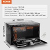 image:imageVEVOR Underbody Truck Box 301416 Pickup Storage Box Heavy Duty Aluminum Diamond Plate Tool Box with Lock and Keys Waterproof Trailer Storage Box with THandle Latch for Truck Van TrailerBlack