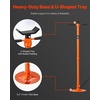 image:imageVEVOR Underhoist Support Stand 34 Ton 1653 lbs Capacity Under Hoist Jack Stand with Two Wheels Lifting from 5197 to 80 Bearing Mounted Spin Handle Foot Pedal Support Vehicle Components