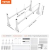 image:imageVEVOR Van Roof Ladder Racks  59 Adjustable HeavyDuty Steel Racks 600 lbs Capacity for Chevrolet Express 1500 2500 3500Ford E150 E250 E350GMC Savana 2 Bars2 Bars