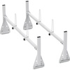 image:imageVEVOR Van Roof Ladder Racks  59 Adjustable HeavyDuty Steel Racks 600 lbs Capacity for Chevrolet Express 1500 2500 3500Ford E150 E250 E350GMC Savana 2 Bars2 Bars