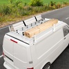 image:imageVEVOR Van Roof Ladder Racks  59 Adjustable HeavyDuty Steel Racks 600 lbs Capacity for Chevrolet Express 1500 2500 3500Ford E150 E250 E350GMC Savana 2 Bars2 Bars