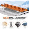 image:imageVEVOR Van Roof Ladder Racks  59 Adjustable HeavyDuty Steel Racks 600 lbs Capacity for Chevrolet Express 1500 2500 3500Ford E150 E250 E350GMC Savana 2 Bars2 Bars