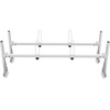image:imageVEVOR Van Roof Ladder Racks  59 Adjustable HeavyDuty Steel Racks 600 lbs Capacity for Chevrolet Express 1500 2500 3500Ford E150 E250 E350GMC Savana 2 Bars2 Bars