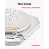 image:imageVEVOR Wheel Alignment Turn Plates 4Ton Capacity Brass Dial Measurements 360 Rotating Turntable Wheel Alignment Tool with Transition Bridge amp Thrust Block for Car SUV Light Truck