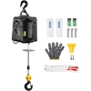 image:imageVEVOR 2in1 Electric Hoist Winch 1100 lbs Capacity 1500W Portable Power Winch Crane 229 ft Lifting Height 13 ftmin with Wireless Remote Control for Garage Warehouse Factory Lifting Towing