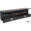 image:imageVEVOR Contractor Truck Tool Box 72 x 21 x 13 in Black Tread Aluminum TopSider Toolbox with Two Lower Drawers Flip Up Door WeatherResistant Heavy Duty Storage Box with Latch for Truck Bed Pickup815 x 21 x 13 in