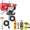 image:imageVEVOR Electric Hoist 1320 lbs 120V Electric Winch with 328 ft Wireless amp 14 ft Wired Remote Control 40 ft Single Cable Lifting Height SingleDouble Slings Lift Hoist for Garage Warehouse Factory440LBS WirelessWired
