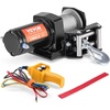 image:imageVEVOR Electric Winch 4000 lb Line Pull Capacity 12V DC ATVUTV Winch with 316 in x 39 ft 7 Strands Steel Cable Roller Fairlead Wireless amp Wired Remote Control IP55 Waterproof for Towing UTV ATV2000 LBS