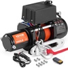 image:imageVEVOR Electric Winch 6000 lb Truck Trailer Winch 12V DC 14 in x 55 ft Synthetic Rope Aluminum Fairlead Wireless amp Wired Remote Control IP55 Waterproof Towing for Off Road SUV ATV UTV Jeep Boat6000 LBS