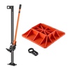 image:imageVEVOR Farm Jack with Base 48 Utility High Lift Farm Jack 318 Ton 7000 lbs Capacity Ratcheting Off Road Utility Jacks HeavyDuty Lift Jacks with 512425 Lifting Range for Tractor TruckSUV48 inch with Base