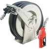 image:imageVEVOR Fuel Hose Reel 12 x 50 Extra Long Retractable Machine Oil Hose Reel Spring Driven Auto Swivel Rewind HeavyDuty Carbon Steel Construction with Hose for Auto Repair Industries 2300 PSI1 x 33
