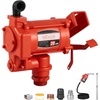 image:imageVEVOR Fuel Transfer Pump 110V 20 GPM 76 Lmin AC Electric Oil Transfer Pump with Auto ShutOff Fuel Nozzle amp Discharge Hose High Flow Kit for Gasoline Diesel Kerosene Biodiesel Ethanol Blends110V 20GPM with Accessories