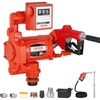 image:imageVEVOR Fuel Transfer Pump 110V 20 GPM 76 Lmin AC Electric Oil Transfer Pump with Auto ShutOff Fuel Nozzle amp Discharge Hose High Flow Kit for Gasoline Diesel Kerosene Biodiesel Ethanol Blends110V 20GPM with Meter