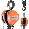 image:imageVEVOR Hand Chain Hoist 3 Ton 6600 lbs Capacity Manual Chain Block with Upgrade G80 Galvanized Chain 10 ft Lifting Height Heavy Duty Pulley Hoist for Garage Warehouse Automotive Machinery Orange3T 20FT