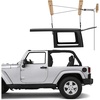 image:imageVEVOR Hard Top Remover Lift 220 lbs Foldable Jeep Hardtop Removal and Storage System Easy OnePerson Operation Adjustable Height for Jeep Wrangler YJ TJ JK JL 4XE Ford Bronco 4 Door amp 6 GenCeiling Mounted