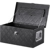image:imageVEVOR Heavy Duty Aluminum Truck Bed Tool Box Diamond Plate Tool Box with Side Handle and Lock Keys Storage Tool Box Chest Box Organizer for Pickup Truck Bed RV Trailer 39x13x10 SilverBlack