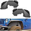 image:imageVEVOR Inner Fender Liner Front amp Rear Fender Liner Compatible with 20072018 Jeeps JKJKU 24 Doors Steel Mud Guards Bolton Style Fenders Flare Wheel Well Cover Fenders Flare Liners BlackFront and Rear A