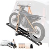 image:imageVEVOR Motorcycle Carrier 500 lbs Capacity Heavy Duty Steel Hitch Mount Rack with 47in Ramp Ratchet Straps amp Stabilizer Scooter Dirt Bike Trailer Hauler for Car Truck with 2Inch Hitch ReceiverUpgrade Version