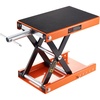 image:imageVEVOR Motorcycle Lift 1100 LBS Motorcycle Scissor Lift Jack with Wide Deck amp Safety Pin 37138 Center Hoist Crank Stand Steel Scissor Jack for Street Bikes Cruiser Bikes Touring Motorcycles  Steel Scissor Jack with Lock Pin 37138 Center Hoist Crank Stand for Street Bikes Cruiser Bikes Touring MotorcyclesOrangeBlack