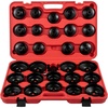 image:imageVEVOR Oil Filter Socket Set 30 Pcs Steel Black 3Jam Wrench30 Pcs