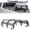image:imageVEVOR Overland Truck Bed Rack 492679 in Width Adjustable Overland Bed Cargo Rack with Sidebar 900 lbs Static Capacity Heavy Duty Steel for MidSize Trucks Compatible with TacomaGladiator JTfor Alltype Truck