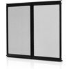 image:imageVEVOR RV Screen Door Protector Adjusts from 22 to 315 inch Adjustable Door Grille Easy to Install Reinforced Breathable Honeycomb Holes Iron Camper RV Entry Protector for Pet Protection Black20 x 225 in