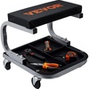 image:imageVEVOR Rolling Creeper GarageShop Seat 250 LBS Capacity Padded Rolling Workshop Stool with Tool Tray Storage Mechanic Stool for Garage Shop Auto Repair Black