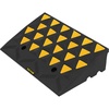 image:imageVEVOR Rubber Curb Ramp 6 Rise Height Sidewalk Threshold Ramp 146 Width 193 Length Driveway Ramp 33069 lbs Load Capacity for Curb for Forklifts Trucks Buses Cars Wheelchairs Bike5 H