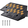 image:imageVEVOR Rubber Curb Ramp 6 Rise Height Sidewalk Threshold Ramp 146 Width 193 Length Driveway Ramp 33069 lbs Load Capacity for Curb for Forklifts Trucks Buses Cars Wheelchairs Bike4 H