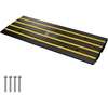 image:imageVEVOR Rubber Curb Ramps for Driveway 2 Pack Threshold Bridge 33069 lbs Load Capacity 25 Rise with Reflective Safety Strips Ideal for Cars RVs Scooters and Motorcycles to Prevent Car Scraping26 Rise 1Pack  1Channel