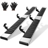 image:imageVEVOR Running Boards 6 Step Bars Compatible with 20092018 Dodge Ram 150020102023 Ram 25003500 Includes 20192023 Classic Crew Cab 201 Stainless Steel Side Steps Nerf Bars 500LBS 2 PCS1523 F150 Crew cab