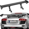 image:imageVEVOR Single Deck GT Wing Car Spoiler Adjustable Universal 534 inch Lightweight Aluminum Car Rear Spoiler WingRacing Spoiler BGWJDM DriftLong bracket Flanks without holes