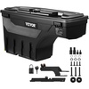 image:imageVEVOR Truck Bed Storage Box Lockable Lid Waterproof ABS Wheel Well Tool Box 66 Gal20 L Compatible with Chevrolet Silverado 1500 GMC Sierra 1500 20192020 Driver Side BlackDriver Side