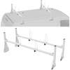 image:imageVEVOR Van Roof Ladder Racks  59 Adjustable HeavyDuty Steel Racks 600 lbs Capacity for Chevrolet Express 1500 2500 3500Ford E150 E250 E350GMC Savana 2 Bars2 Bars