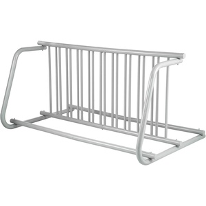 image:imageBestEquip 111 Length Floor Bike Rack 9 Holders AllSteel Grid Bike Rack SingleSide Storage Stand for Garages Streets Yards59
