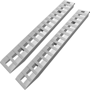image:imageBestEquip 84x14 Inch Aluminum Ramps 6000LBS Capacity Car Trailer Truck ATV Ramps 1 Pair 2 Ramps84 X 14 Inch